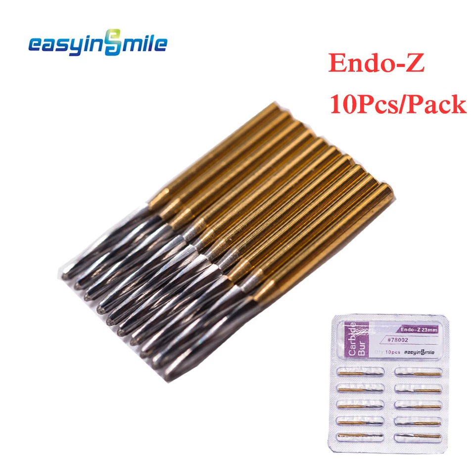10 peças cortador cirúrgico dental ENDO-Z Burs carboneto tungstênio FG broca rebarba 1.4*23mm - Imagem 2 de 4