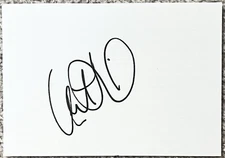 Autumn Dial Signed In Person 4x6 Index Card In Top Loader