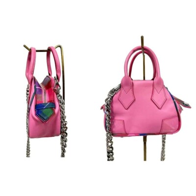 レア物⭐︎vivienne west wood 鞄 Vivienne Westwood Leather Bag Cowhide Bag Handbag Extremely Rare