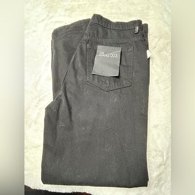 ALEXANDER WANG Black Skinny Black Denim Jeans Mens Fits 28