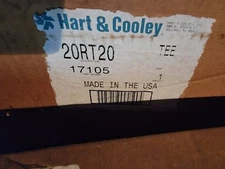 *New Old Stock* Hart & Cooley 20RT20 20" B-Vent Tee 086147 17105