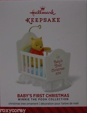 Hallmark 2014 Baby's First Winnie the Pooh Christmas Tree Ornament NIB