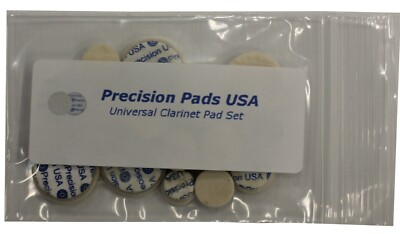 #ad #ad Precision Pads Universal Clarinet Pad Set 3.0mm Thick. Fits Most Bb Clarinets $22.99