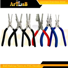 Jewelry Wire Loop Forming Pliers, Round Nose, Small & Large Loop Making Pliers