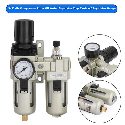Wartungseinheit 3/8'' Druckluft Filter Kompressor Öler Wasserabscheider