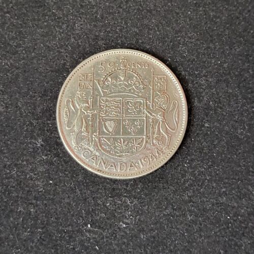 Canada 50 Cents KM# 36 1944(no mint mark)     A1878  I  COMBINE SHIPPING - Photo 1 sur 2