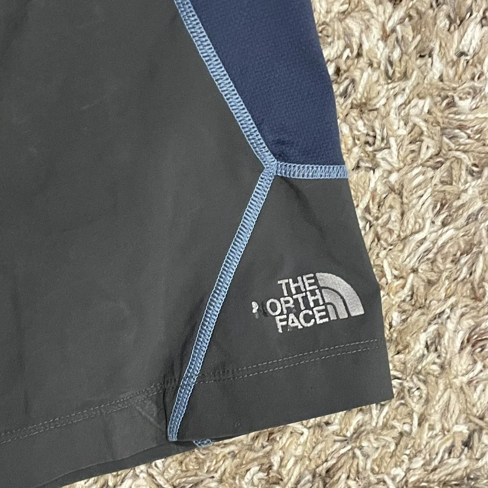 The North Face FlashDry Athletic Running Shorts Grey Blue Men Medium 8.5” Inseam - Image 3 of 4