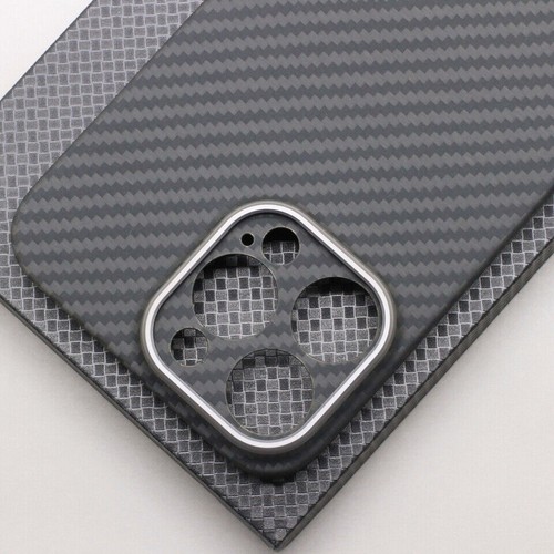 Genuine Carbon Fiber Case For iPhone 14 Pro Max 14 Plus Metal Lens Camera Cover - Picture 30 of 103