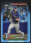 2024 Topps Chrome Prism Refractor Evan Carter Rookie #136 TS8-2