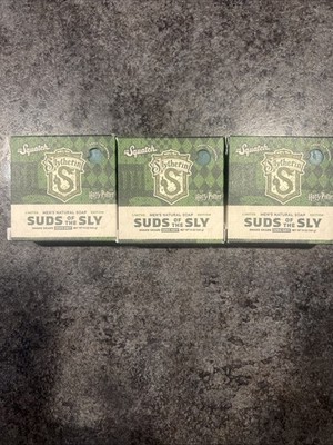 Dr. Squatch Suds Of The Sly. Lot Of 3 Men s Natural Soap. Harry Potter.