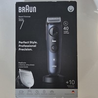 Braun BT7 Series 7 Beard Trimmer Black Cordless Rechargeable Waterproof Stand