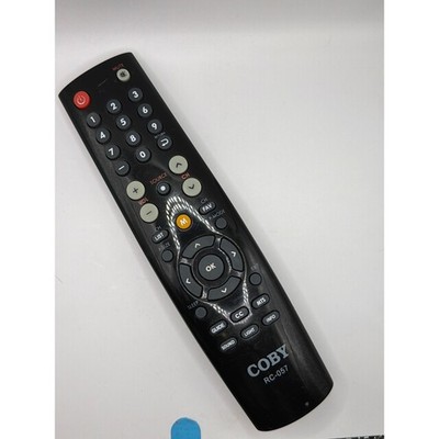 Genuine Coby RC-057 Remote TFTV2425 TFTV4028 LEDTV3226 LEDTV5536 TFTV3229 Tested