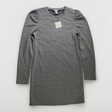 NWT REVAMPED women  s grey sweatshirt dress SIZE: M New With Tags