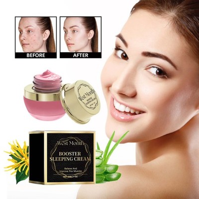 Synake Peptide Sleeping Mask, Overnight Hydrating Face Mask for Repair