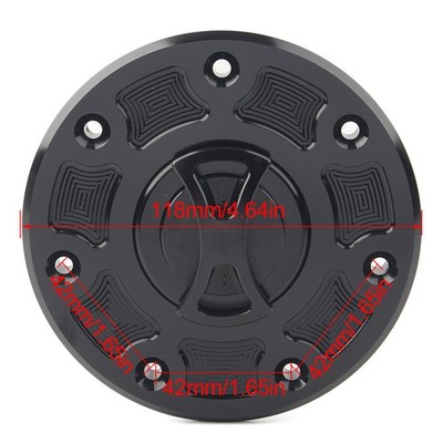 1x For Kawasaki NINJA 500 ZX-6 ZX-7 ZX-9 ZRX-1100 Red Fuel Gas