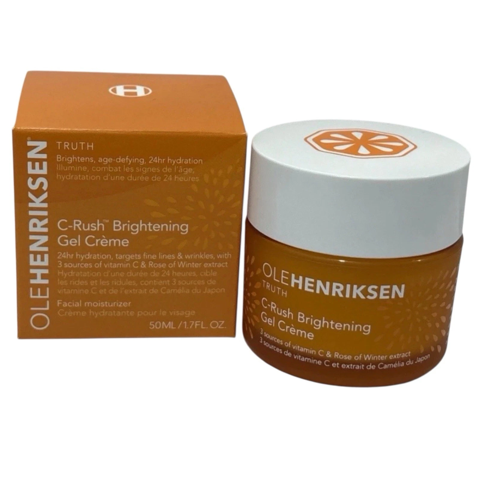 Ole Henriksen C-Rush Brightening Gel Crème Facial Moisturizer 1.7 oz