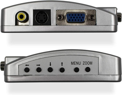 VGA to RCA Adapter, Composite AV S Video to VGA Converter, PC to TV Video