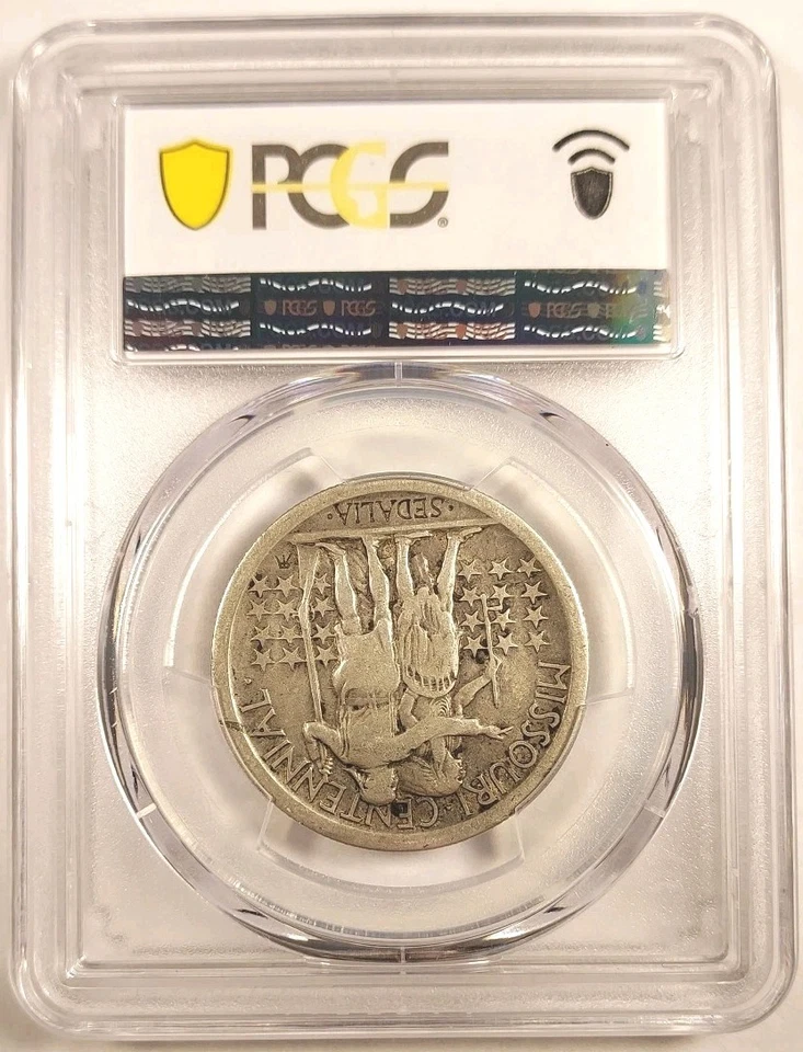 Pop 1 Of 5 Graded PCGS VF 25,  1921 Missouri Commemorative Half Dollar - Image 4 of 4