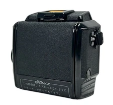 New seal [Almost Unused] Zenza Bronica 6x6 Roll Film Back for S2 S2A Black JAPAN