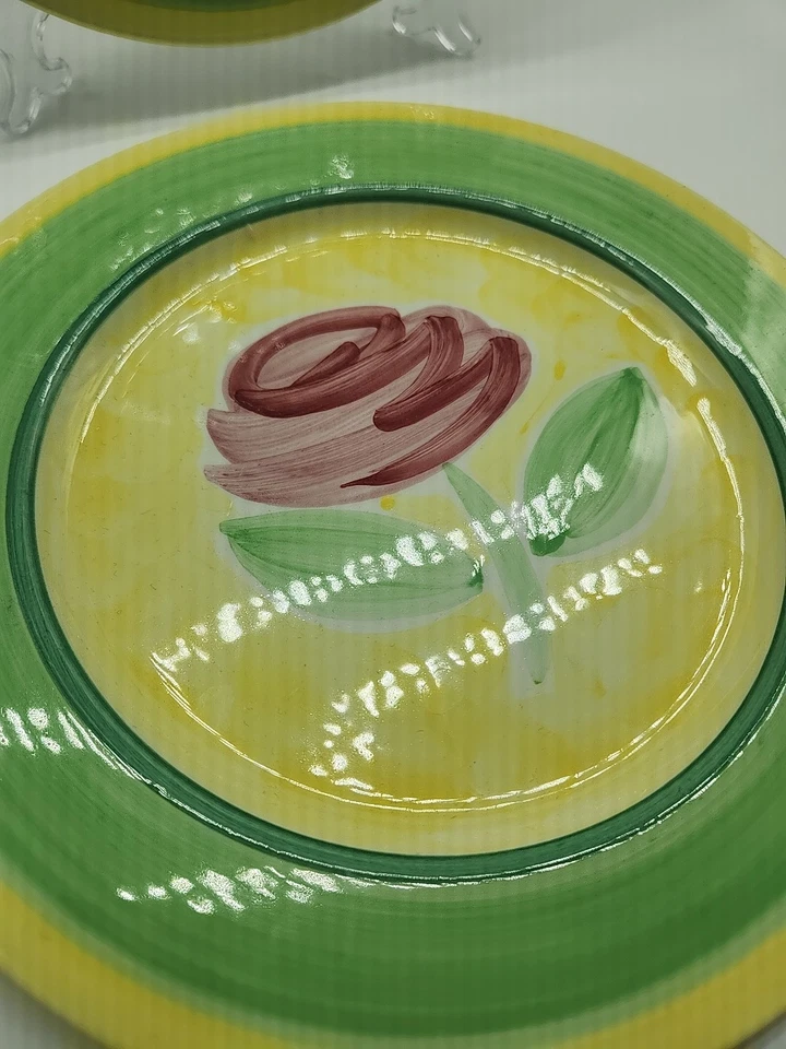 Juego de 2 platos de ensalada de jardín de rosas Villeroy & Boch Portugal 8 1/4' Foto 2 de 4