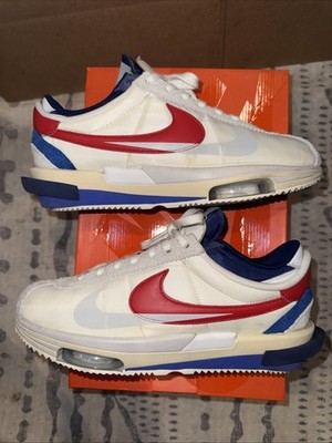 Nike x sacai Zoom Cortez SP 'OG' DQ0581-100 Mens Shoes Sneakers size 10