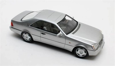 Neu Kultmodelle Mercedes S 600 (C140) 1992 1:18 Modellauto silber CML079-1 KidBX