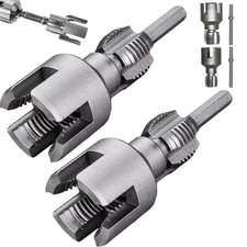 2pcs Integrated Internal & External Pipe Thre...