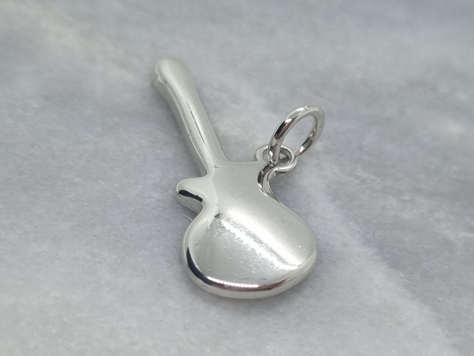 Signed Solid Sterling Silver Electric Guitar Inst… - image 2