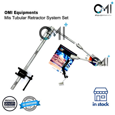 Tubular Retractor Spine System 4 Piece Set With Bed Rail Attachment