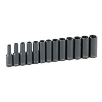 "Grey Pneumatic 3/8\" Antriebs 13-Teiliges Deep Metric Nuss-Set 1213MD"