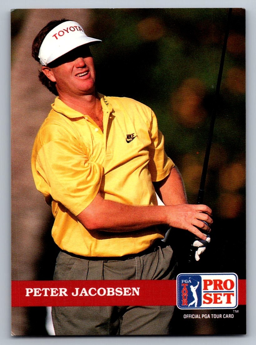1992 PRO SET GOLF CARD #74 PETER JACOBSEN