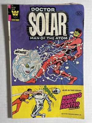 DOCTOR SOLAR Man of the Atom #29 Whitman Comics 1981  ''MAGNUS ROBOT FIGHTER