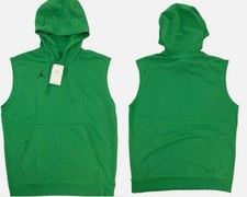 new NIKE Jordan Dri-FIT Sleeveless Pullover Training Hoodie Green DQ7946-388 XL