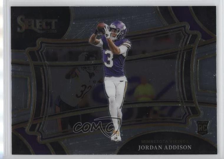 2023 Panini Select Field Level Jordan Addison #362 4f5