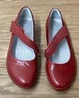 NEW Tsubo Aftenia Mary Jane Loafers Shoes Womens Size 7 Red Leather Comfort