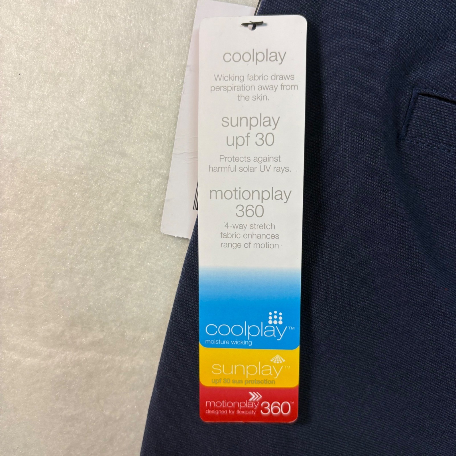 Pro Tour Mens Golf Shorts Navy Blue MotionPlay 360 Stretch UPF 30 Size 42 NEW thumbnail 10