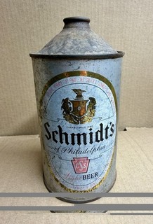 Schmidt’s Beer Quart Cone Top Beer Can