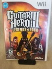 Guitar Hero III 3 Legends Of Rock (Nintendo Wii 2007) Game Only Complete Tested