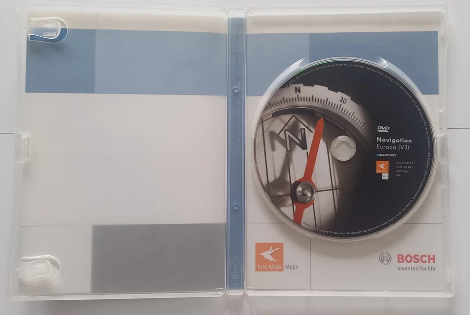Tele Atlas Maps BLAUPUNKT EUROPE EX2011 EUROPA NAVIGATION DVD BOSCH - Bild 4 von 4
