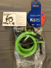 TONYON Security Key Lock; Combination Bike Cable Lock w/ Mounting Bracket