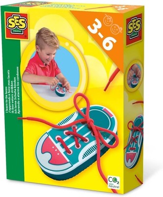 SES Creative 14629 Ich lerne Schuhe binden, Mehrfarbig, Eine Größe