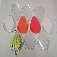 Lot of 10,  8" Salmon Trout Trolling Flasher Unused   Ship Daily from Michigan