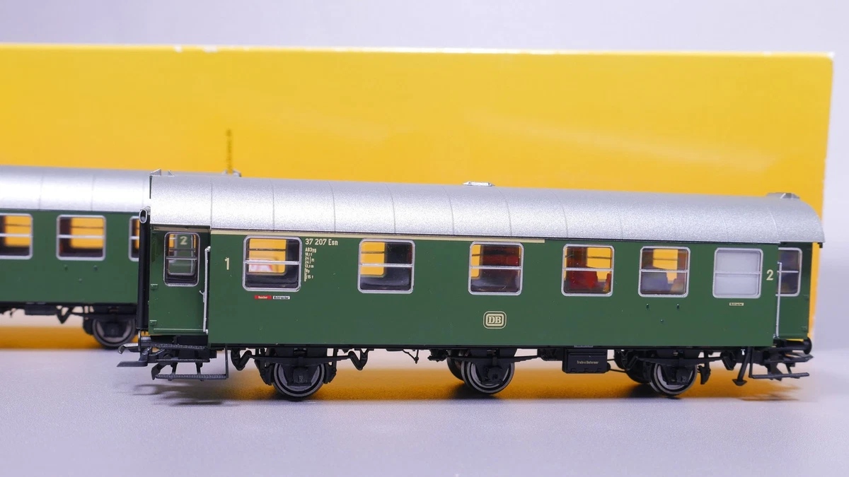 H0 DC Brawa 46304 Umbauwagen-Paar AB3yg/B3yg DB OVP #ST_477