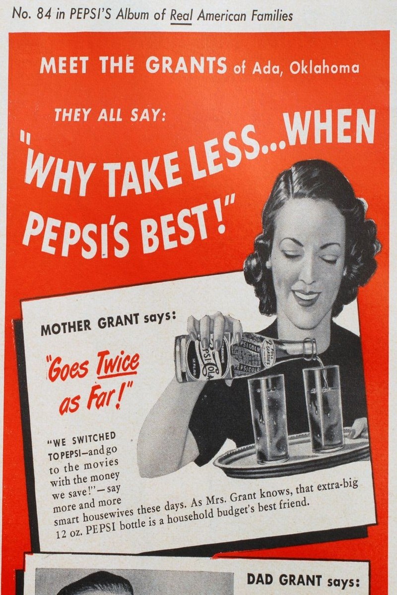 🍹1950s Pepsi Cola Ad Poster - Retro Beverage Decor🗞️ 24x36