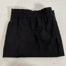 Zara Basic Womens Black Lightweight Dress Crop Pants Size XL Very Good JMBA38