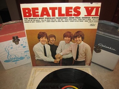 THE BEATLES - Vinyl Lp - BEATLES VI 1965 Vinyl Mono T-2358 Original Capitol EX+
