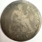 1872 Seated Liberty Dime Exact Coin Imaged #SL283
