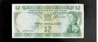 Fiji, 1971, QE11, $2 Dollars, P-66a, CRISP VF+!
