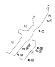 Genuine Mopar Tube Clip 68166549AA