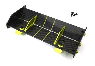 Carbon Fiber Rear Aero Wing Kit for Arrma 1/10 Vorteks 2WD 4X4 3s BLX ARA480045